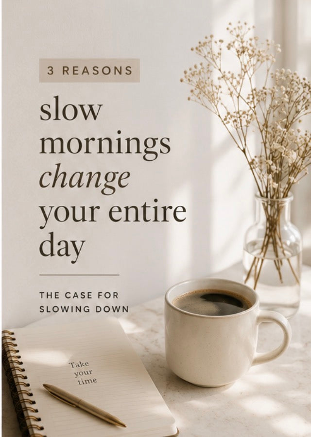 The Case for Slowing Down Your Morning
