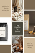The Whole Day bundle by Daily Ritual, Common Ground Colombia coffee and Dusk Earl Grey loose leaf tea