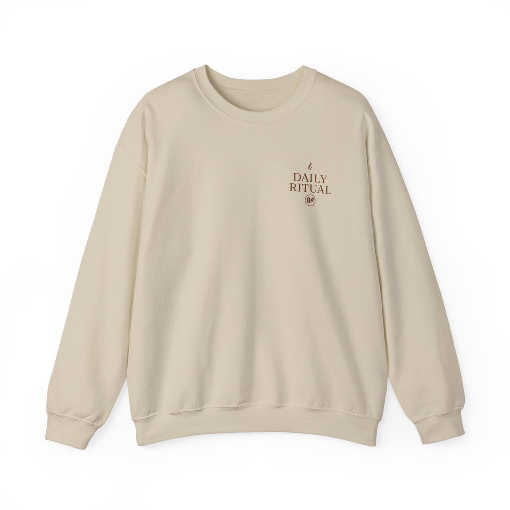 Daily Ritual Crewneck, minimal lifestyle sweatshirt