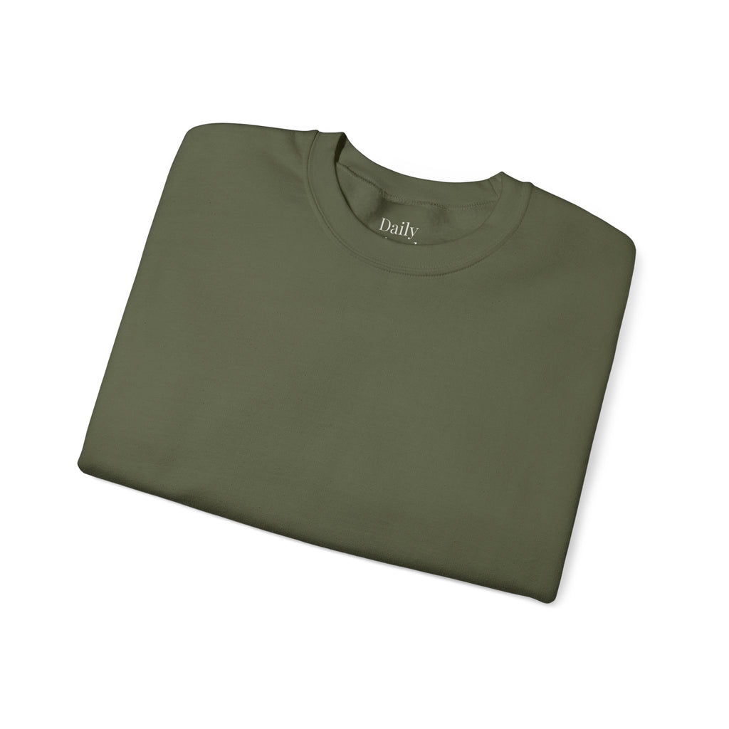Quiet Over Loud Crewneck by Daily Ritual, alternate colour