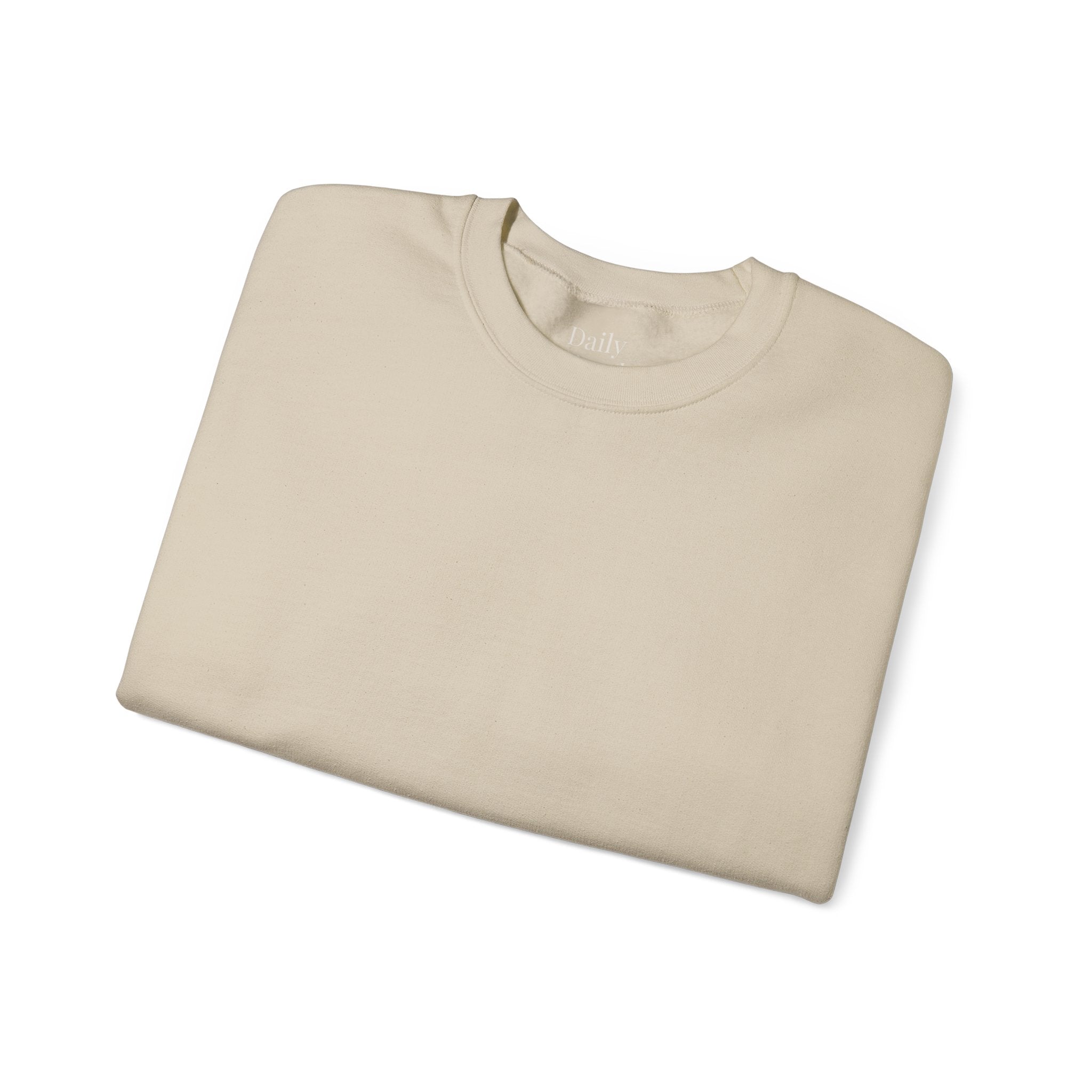 Quiet Over Loud Crewneck by Daily Ritual, alternate colour