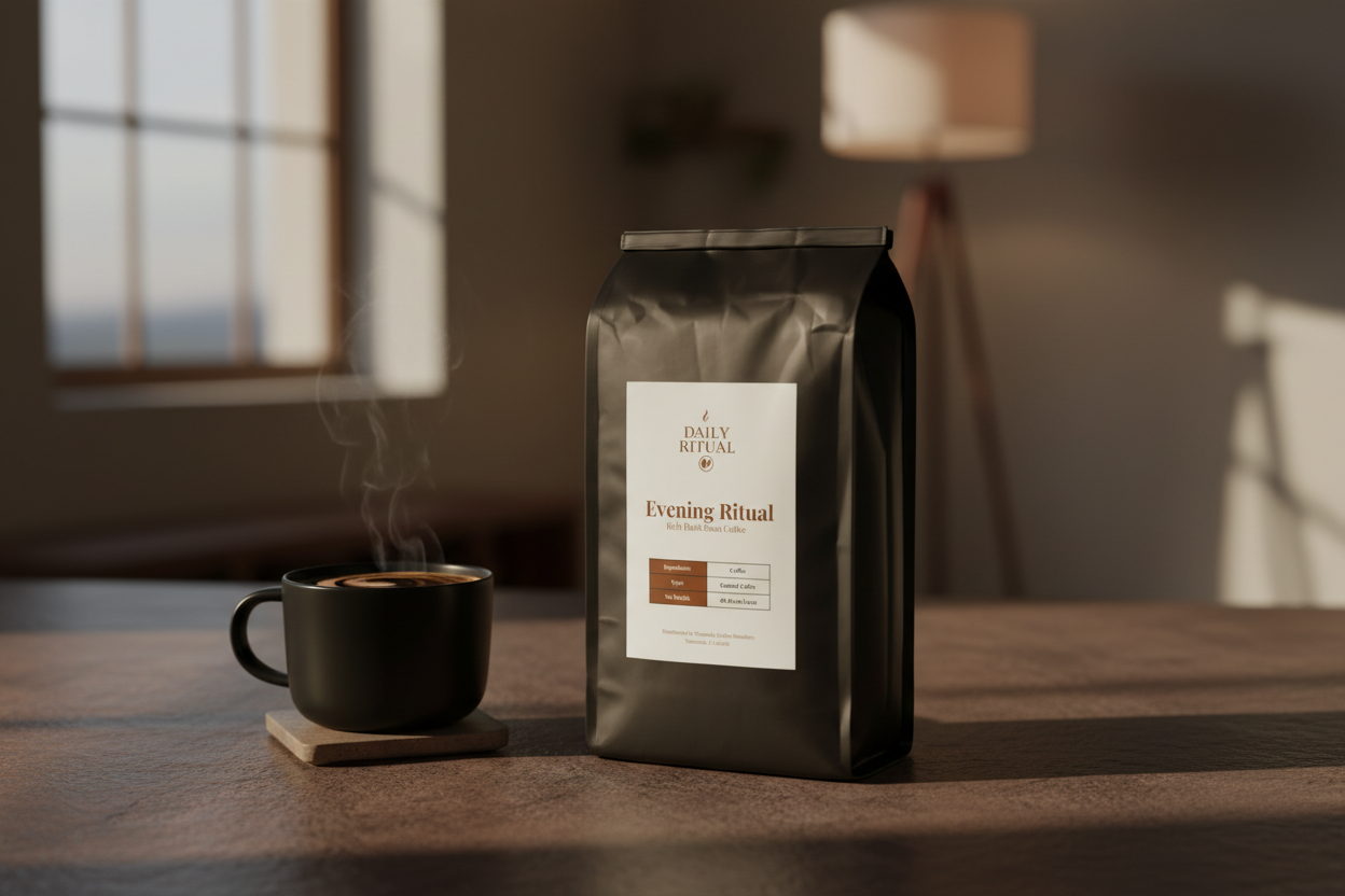 Evening Ritual – Dark Roast Coffee | Smooth & Grounding Nighttime Brew