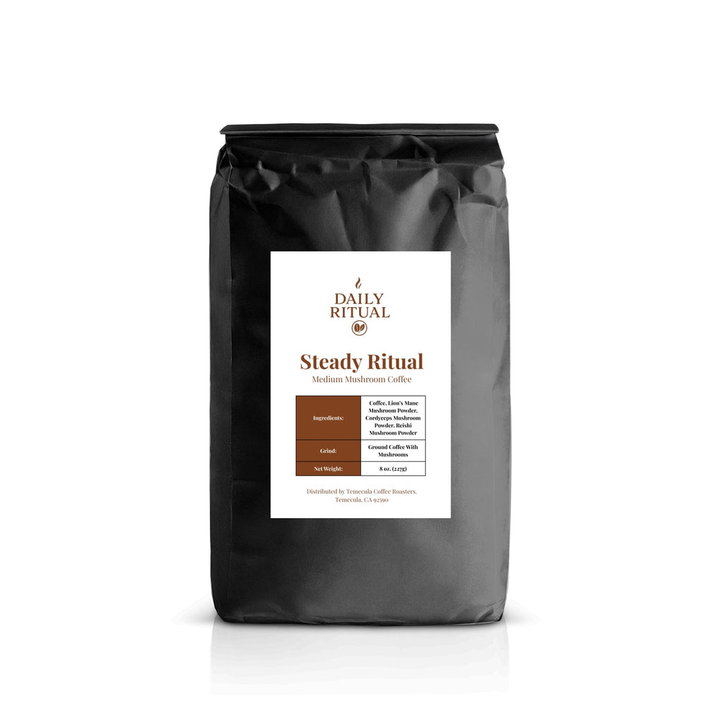 Steady Ritual – Medium Mushroom Coffee | Smooth & Balanced